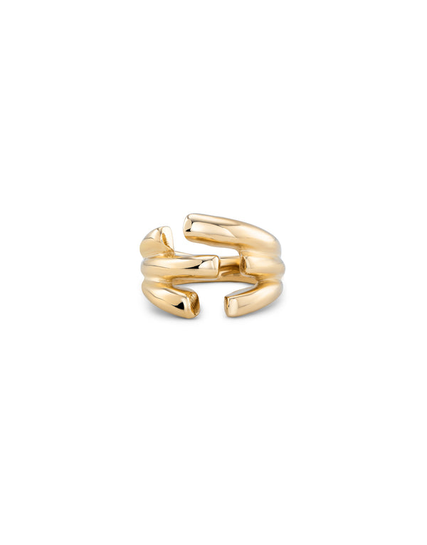 Uno De 50 - 18k Gold-plated Ring