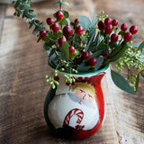 Vietri Old St. Nick Bud Vase view 3