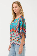 Mabi Blouse in Renata Scarf view 3