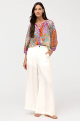 Michaella Peasant Blouse in Avelar view 4