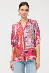 Vacanza Blouse in Tami Scarf