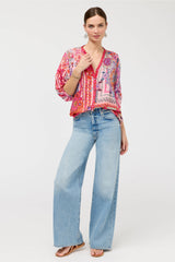 Vacanza Blouse in Tami Scarf view 4