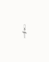 Uno De 50 - Sterling Silver-plated Medium Sized Cross Charm