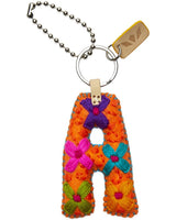 CONSUELA ORANGE FELT ALPHABET CHARM "A" CHRM3639FOCOOS