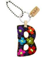 Consuela - Charm - Black Felt Alphabet Charm ?B’