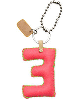 Consuela - Charm - Pink Felt Alphabet Charm ?E’