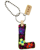 CONSUELA BLACK FELT ALPHABET CHARM "L" CHRM3650FBCOOS