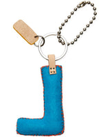 Consuela - Charm - Turquoise Felt Alphabet Charm ?L’