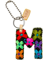 Consuela - Charm - Black Felt Alphabet Charm ?M’
