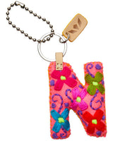 Consuela - Charm - Pink Felt Alphabet Charm ?N’