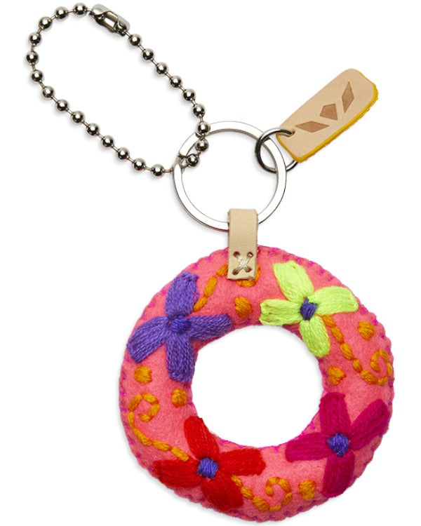 Consuela - Charm - Pink Felt Alphabet Charm ?O’