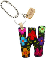 Consuela - Charm - Black Felt Alphabet Charm ?W’