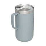 Stay-Hot Camp Mug 24 oz in Hammertone Silver by Stanley