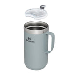 Stay-Hot Camp Mug 24 oz in Hammertone Silver by Stanley