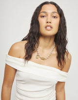 Copito de Nieve (Snowflake) Necklace in Gold & Silver