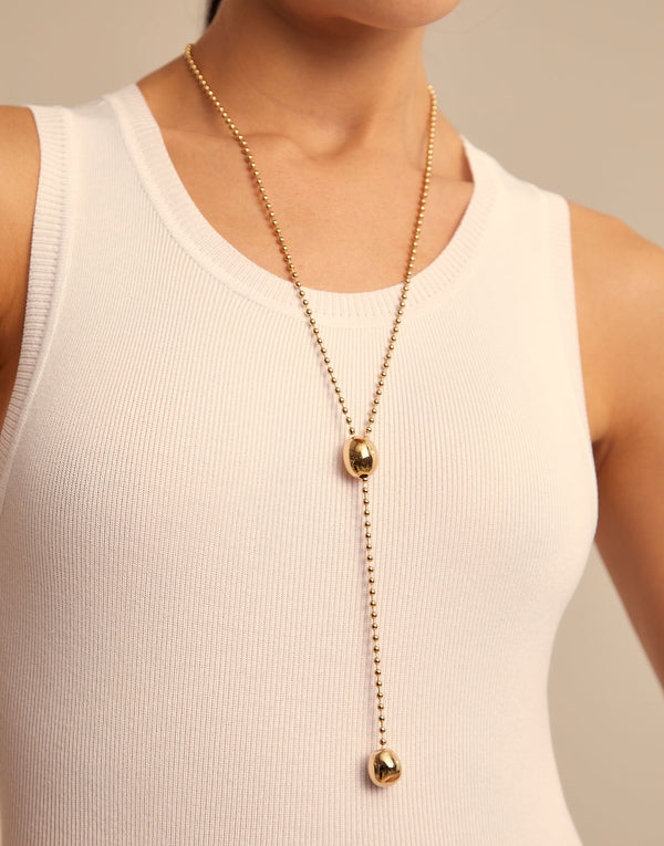 Uno De 50 - 18k Gold-plated Adjustable Chain Necklace