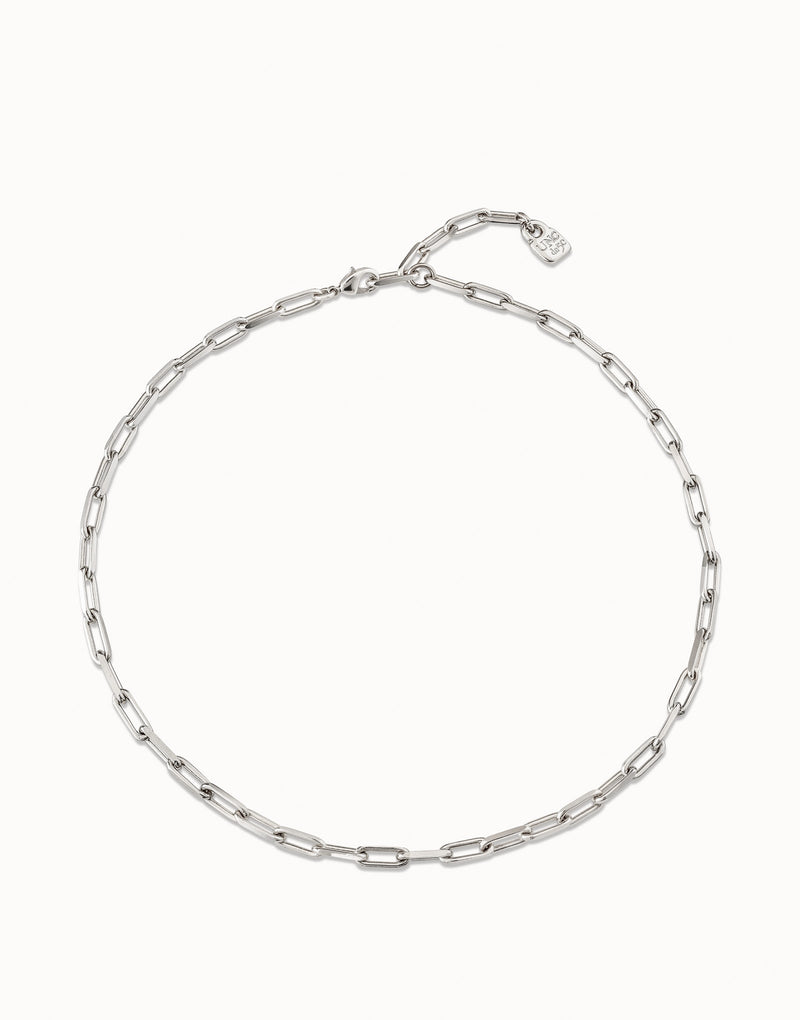 Uno De 50 - Sterling Silver-plated Short Chain