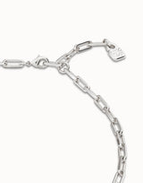 Uno De 50 - Sterling Silver-plated Short Chain