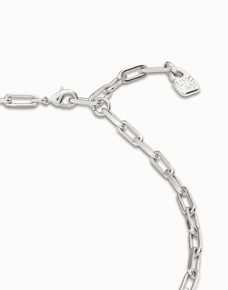 Uno De 50 - Sterling Silver-plated Short Chain