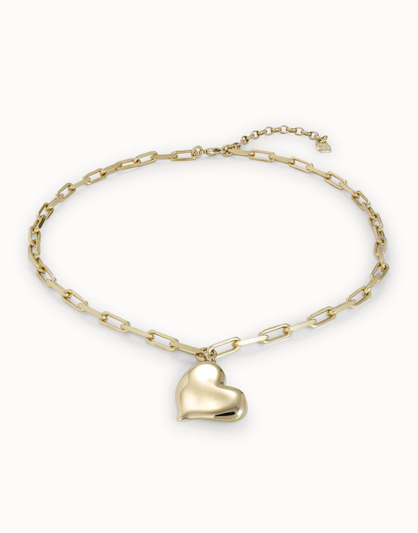 Uno De 50 - 18k Gold-plated Short Necklace with Medium