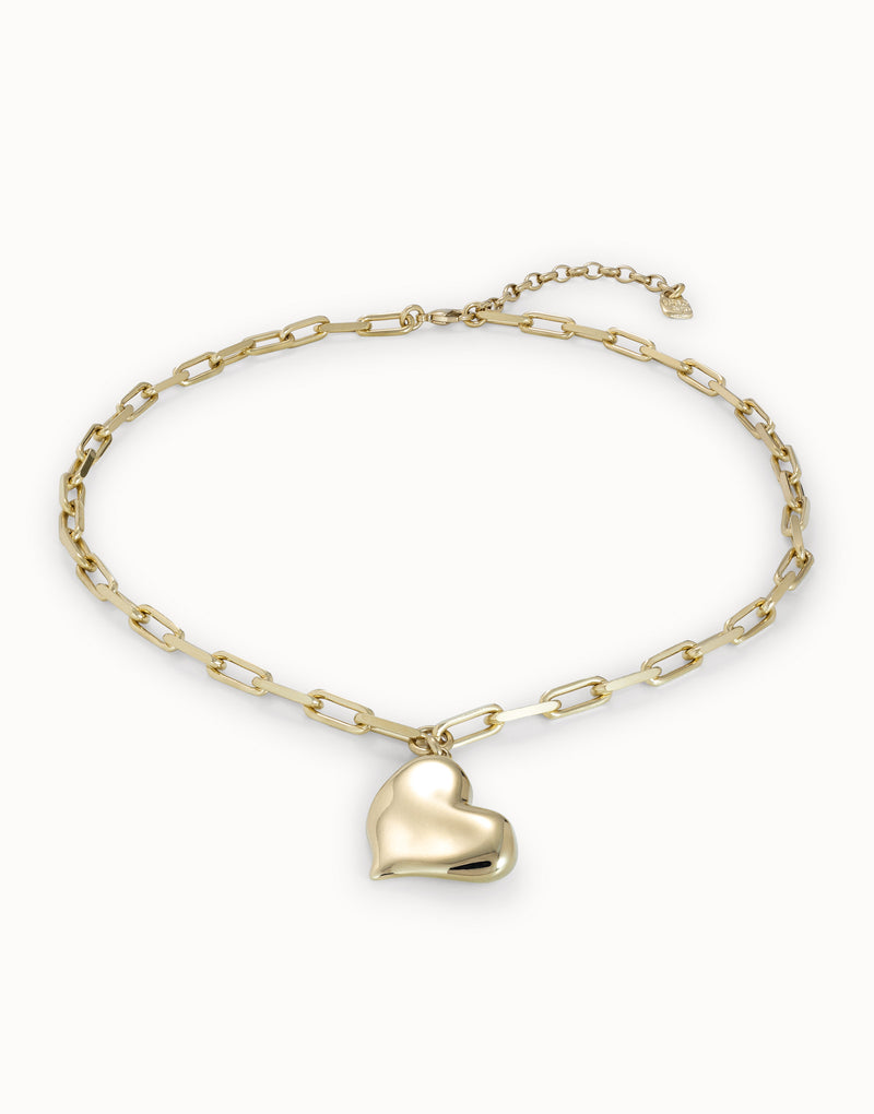 Uno De 50 - 18k Gold-plated Short Necklace with Medium