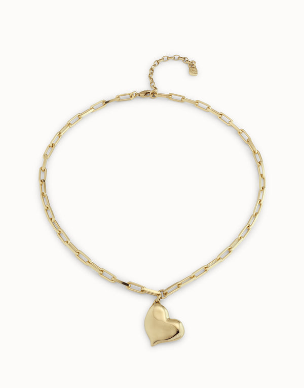 Uno De 50 - 18k Gold-plated Short Necklace with Medium