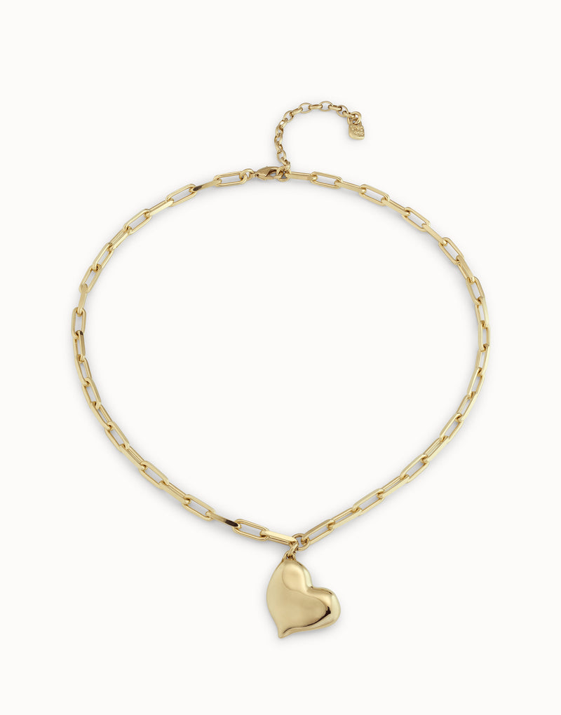 Uno De 50 - 18k Gold-plated Short Necklace with Medium