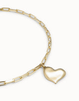 Uno De 50 - 18k Gold-plated Short Necklace with Medium