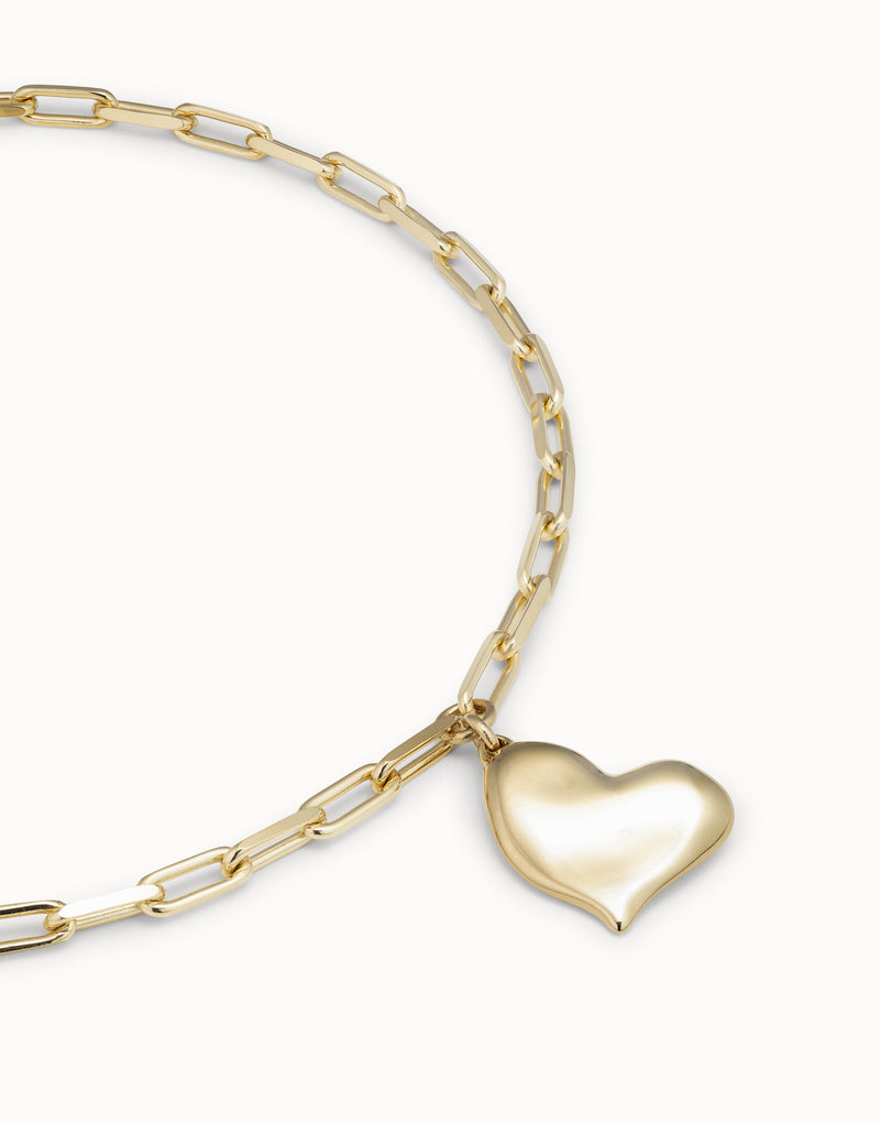 Uno De 50 - 18k Gold-plated Short Necklace with Medium