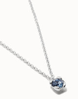 Uno De 50 - Sterling Silver-plated Necklace with Blue