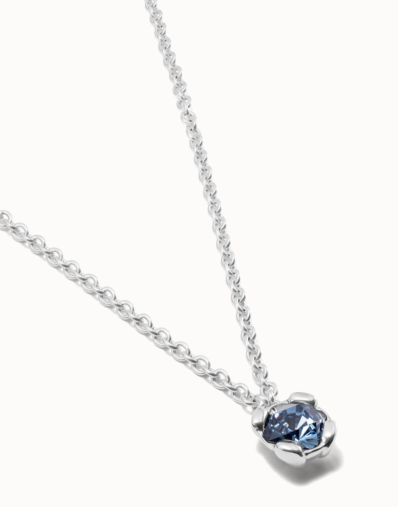 Uno De 50 - Sterling Silver-plated Necklace with Blue