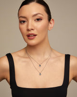 Uno De 50 - Sterling Silver-plated Blue Necklace