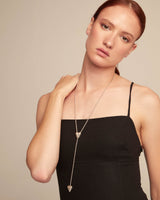 Uno De 50 - Silver-plated Chain with Two Hearts
