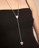 Uno De 50 - Silver-plated Chain with Two Hearts