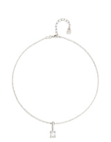 Uno De 50 - Sterling Silver-plated Necklace with White