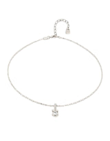 Uno De 50 - Sterling Silver-plated Necklace with White
