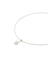 Uno De 50 - Sterling Silver-plated Necklace with White