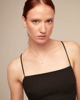 Uno De 50 - Sterling Silver-plated Necklace with White