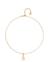 Uno De 50 - 18k Gold-plated Necklace with White Central
