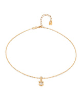 Uno De 50 - 18k Gold-plated Necklace with White Central