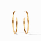 Crescent Hoops in Gold by Julie Vos
