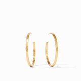 Crescent Hoops in Gold by Julie Vos
