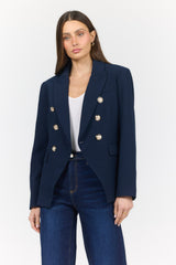 Rowena Jacket Black Iris view 2