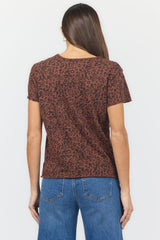 Vanya Tee Brown Leopard view 4