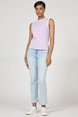 Zo Crew Neck Top Purple Haze view 2