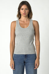 Louise Tank Heather Grey view 5