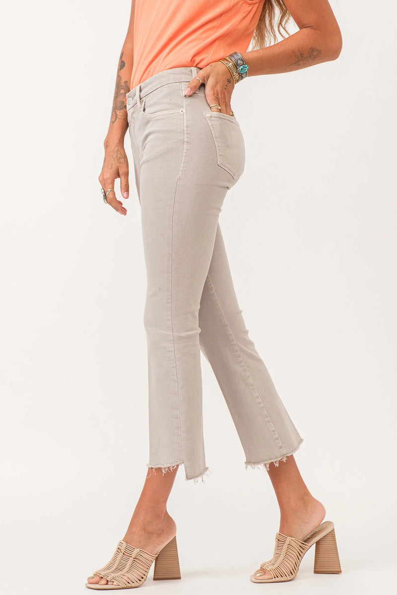 Dear John Denim - Jeanne High Rise Cropped Flare Jeans