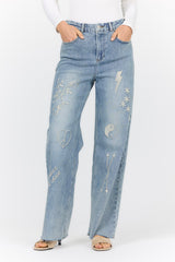 Audrey High Rise Wide Leg Jeans Sketchbook Fade view 2