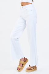 Fiona Wide Leg Jean White view 3