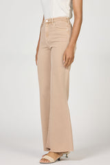Fiona Wide Leg Jean Warm Taupe view 2